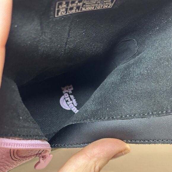 Dr Doc Martens Bex Heart P-O Boots Cowgirl Women’s Size 5 Soft Pink Leather NEW - Picture 10 of 10